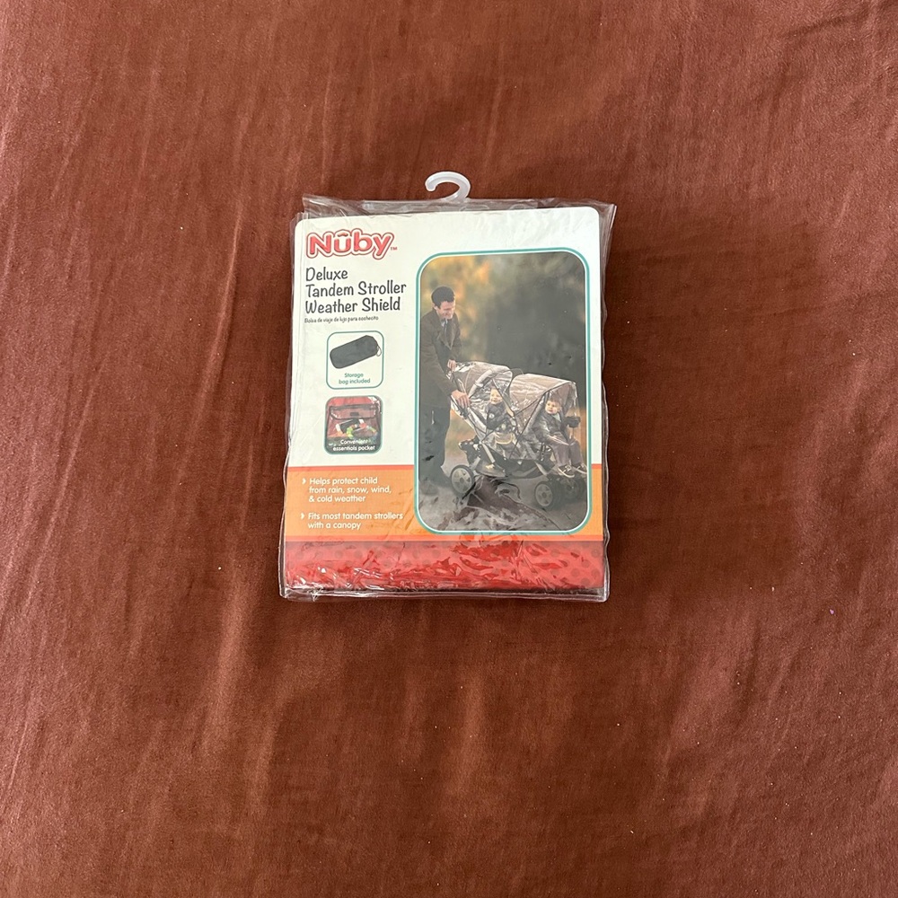 Nuby Deluxe Tandem Stroller Weather Shield
